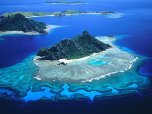 Fiji Monukiri and Monu - Aerial View
